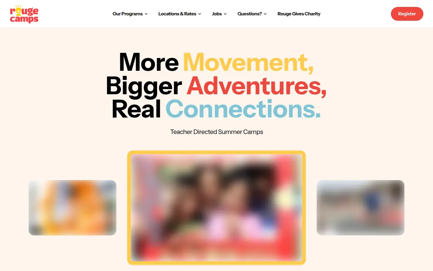 The Rouge Camps home page